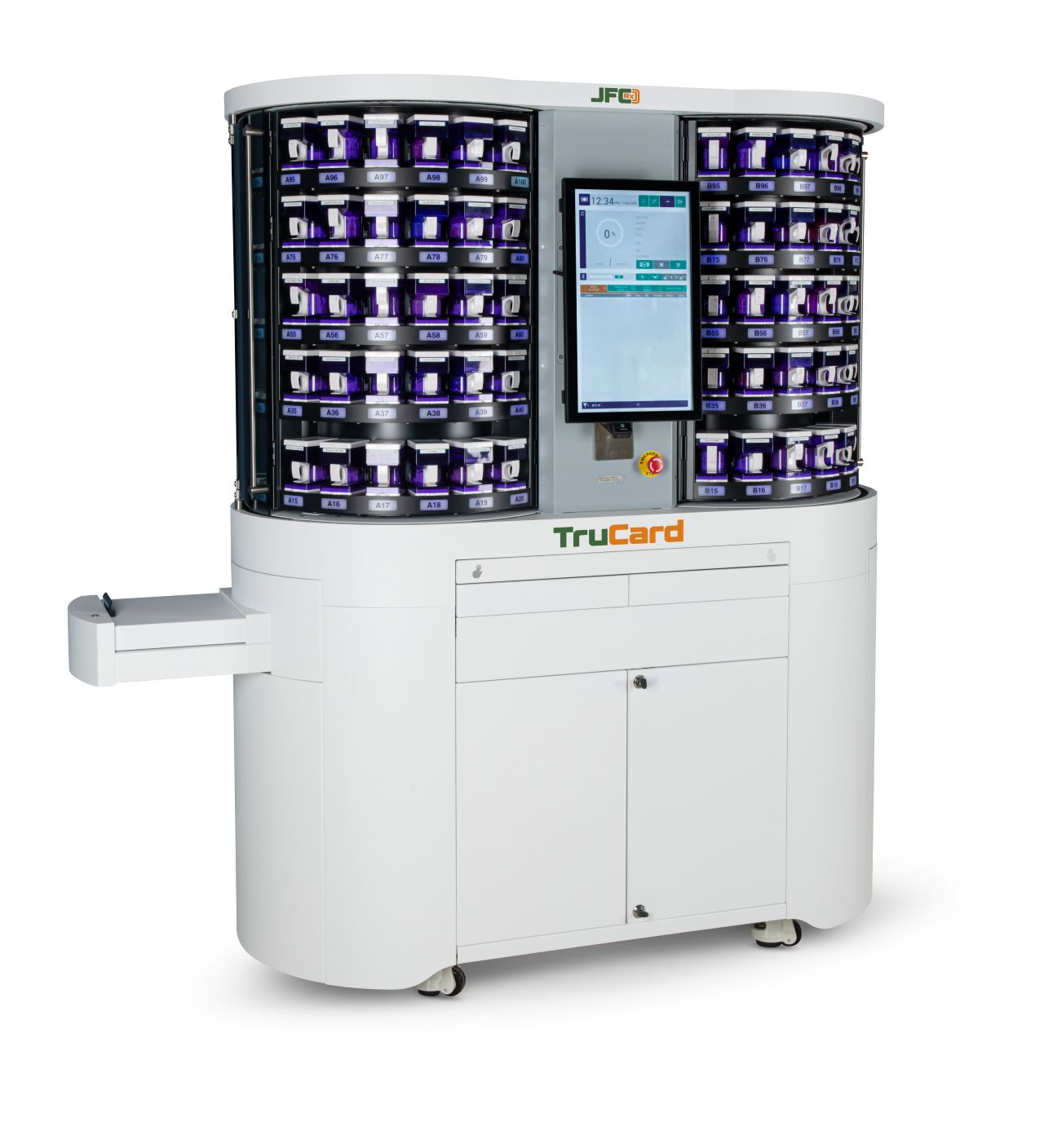 JFCRx TruCard automated blister card filling system at Anchor Drugs Pharmacy